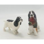 Royal Doulton Cocker Spaniel With Pheasant Hn1062 & Beswick Cocker Spaniel(2)