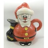 Lorna Bailey Ceramics - Santa teapot. 24cm high, limited edition No. 21/75 with certificate. Mark on