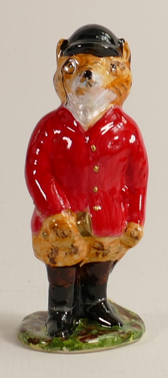 Anita Harris Foxy gent figure. Gold signed to base. Limited edition 6/14