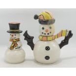 Lorna Bailey Ceramics - The Snowman teapot, 16cm high. Limited Edition No 20/50 with certificate.