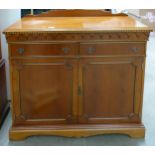 Reproduction Yew Wood Sideboard