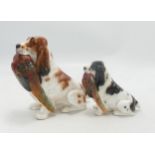 Royal Doulton Cocker Spaniel With Pheasant HN1028 & HN1042(2)