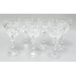 Italian Colle Crystal Boxed Quality White Wine Glasses X 6