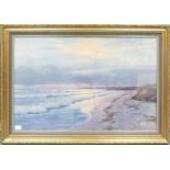 Carl Kenzler (1872-1947), framed Seascape, frame size 73 x 103cm