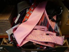 A large quantity of ties