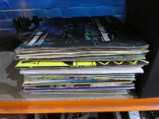 A small quantity of vinyl LPs