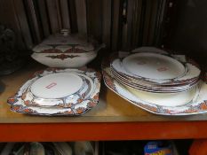 A small quantity of Crown Ducal 'Orangetree' dinnerware