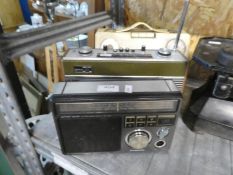 A vintage Roberts radio and 2 others