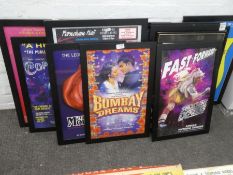 A quantity of reproduction theatre posters and similar