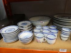 A quantity of modern Chinese blue and white table ware