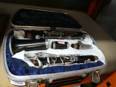 A German clarinet in fitted case