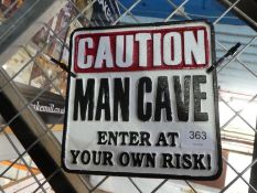 Man Cave sign