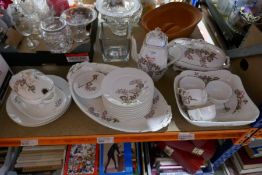 Quantity of Lumoges floral decoration tea and dinnerware approx. 25 piece