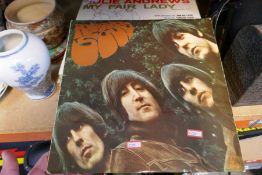 A set of LPs including Beatles, etc