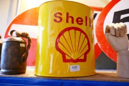 Oval Shell petrol can