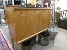 Gordon Russell, a 1960s/70s high sideboard having two drawers and cupboard below, 121.5cm