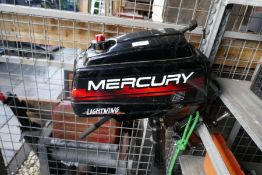 A Mercury 2 outboard engine