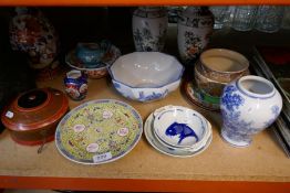 A selection of ceramics pictures mostly being in oriental style