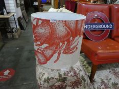 Large standard lampshade decorated lobster by Cream of Cornwall