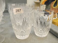 Waterford "Colleen", a set of 12 small tumblers