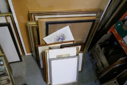 A selection of framed and glazed pictures and prints