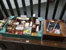 A quantity of dolls house furniture and sundry