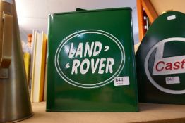 Land Rover petrol can