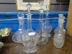 7 Various decanters