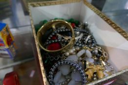 Small box costume jewellery