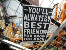 Best friend plaque