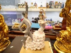 A Lladro figure of two Spanish dancers no. 6387