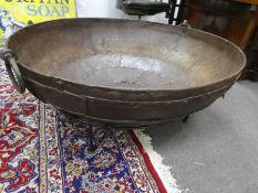 Large Kadai on stand