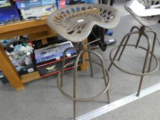 Tractor seat stool