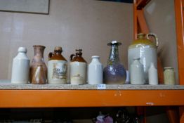 Selection of vintage stoneware and jugs