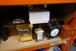 Selection of mantle clocks and wall clocks etc