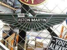 Large Aston Martin sign