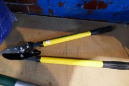 Telescopic ratchet loppers