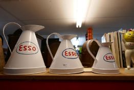 Three x Esso jugs