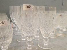 Waterford "Colleen", a set of 12 champagne glasses