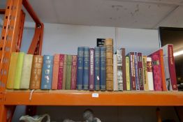 Set of mostly handbook books including folios and leather bound editions etc