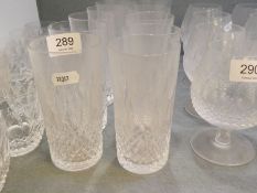 Waterford "Colleen", a set of 12 highball glasses
