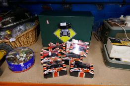 A trade box of diecast model black London cabs