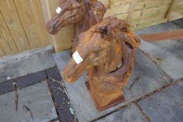 Rusty horse head