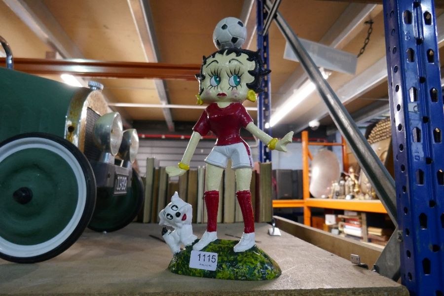 Football Betty Boop