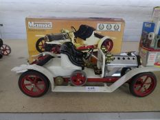 Mamod Steam Roadster to include box and replacement side running boards