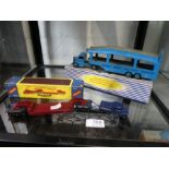 Vintage Dinky 982 Pullmore transporter in box and Matchbox Major Pickfords Transporter in box