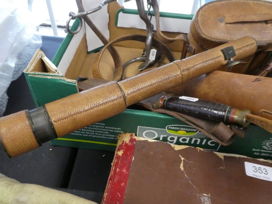 A WWI Officer's Orilux trench torch, a Taylor's Army dagger, an officers folding chair and sundry - Image 6 of 6