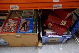Four boxes of various books to include sociology, collectors guides etc