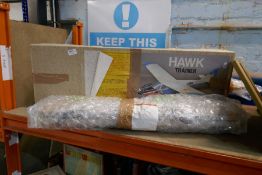 Hawk trainer model plane, boxed, A/F