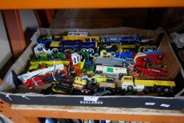A set of unboxed Corgi toy die cast vehicles